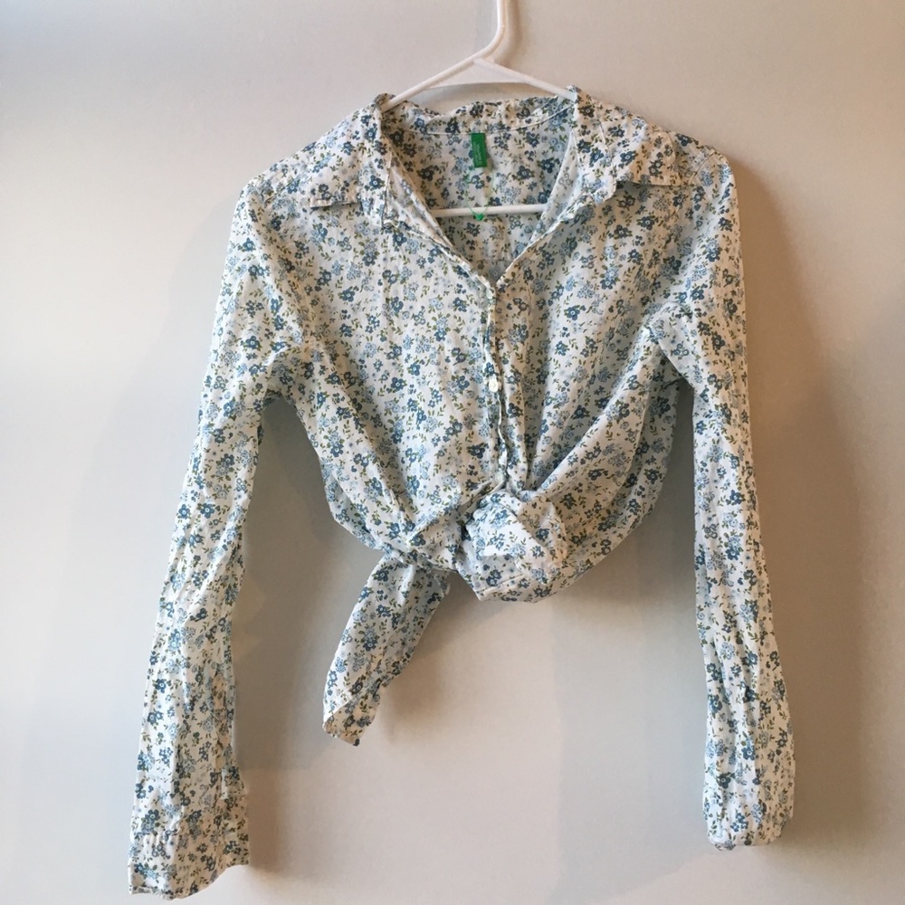 Floral Button Up